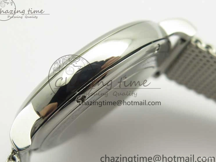 MIROTIME 0414 Portofino Automatic SS MKF 1:1 Best Edition White Dial On SS Mesh Bracelet A2892 V TechFriendly 7205